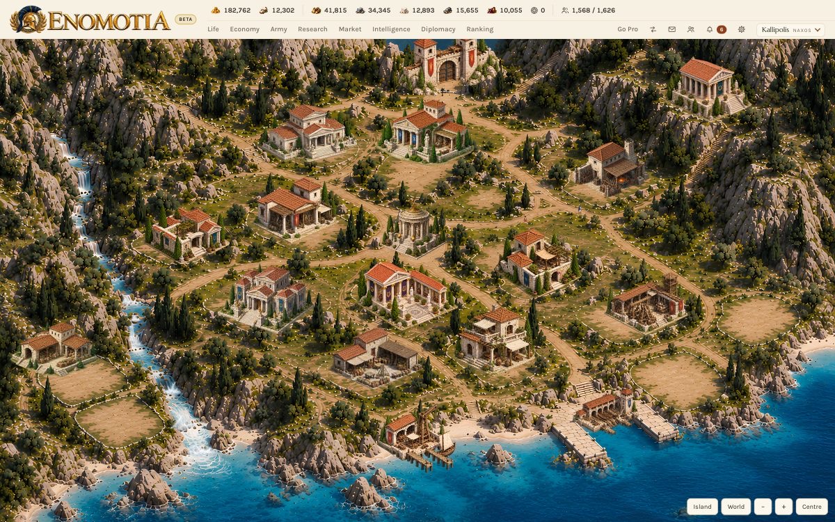 An Enomotia city on the Aegean coast